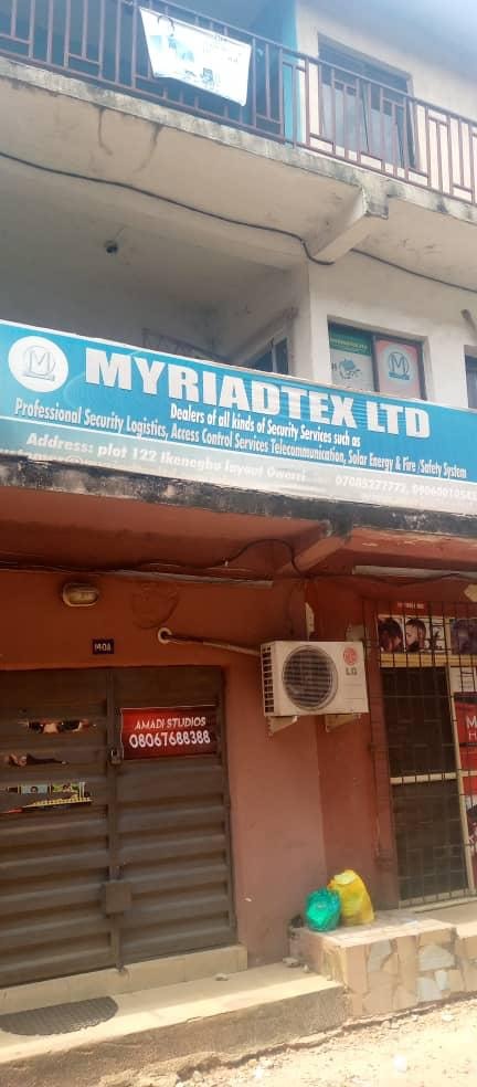 Myriadtex Company Ltd office exterior, Owerri